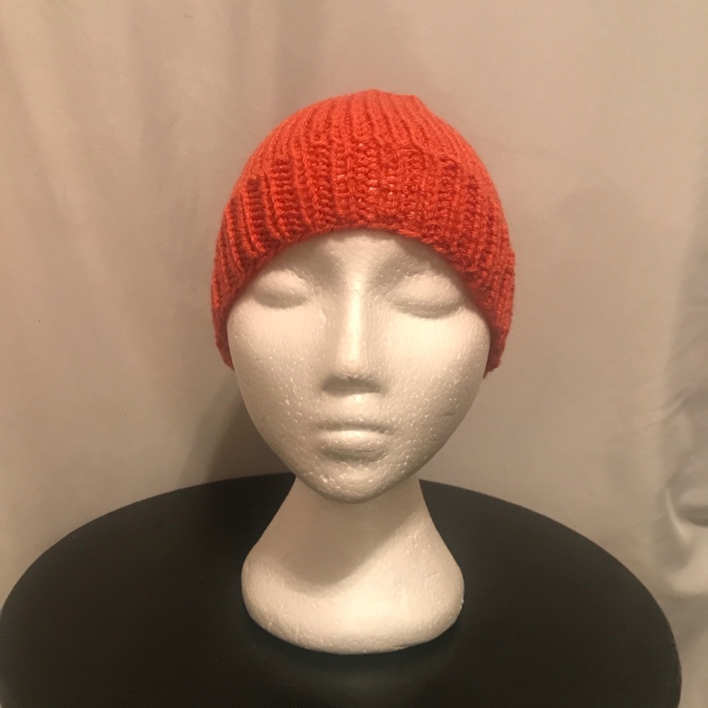 Red/Orange Knitted Beanie